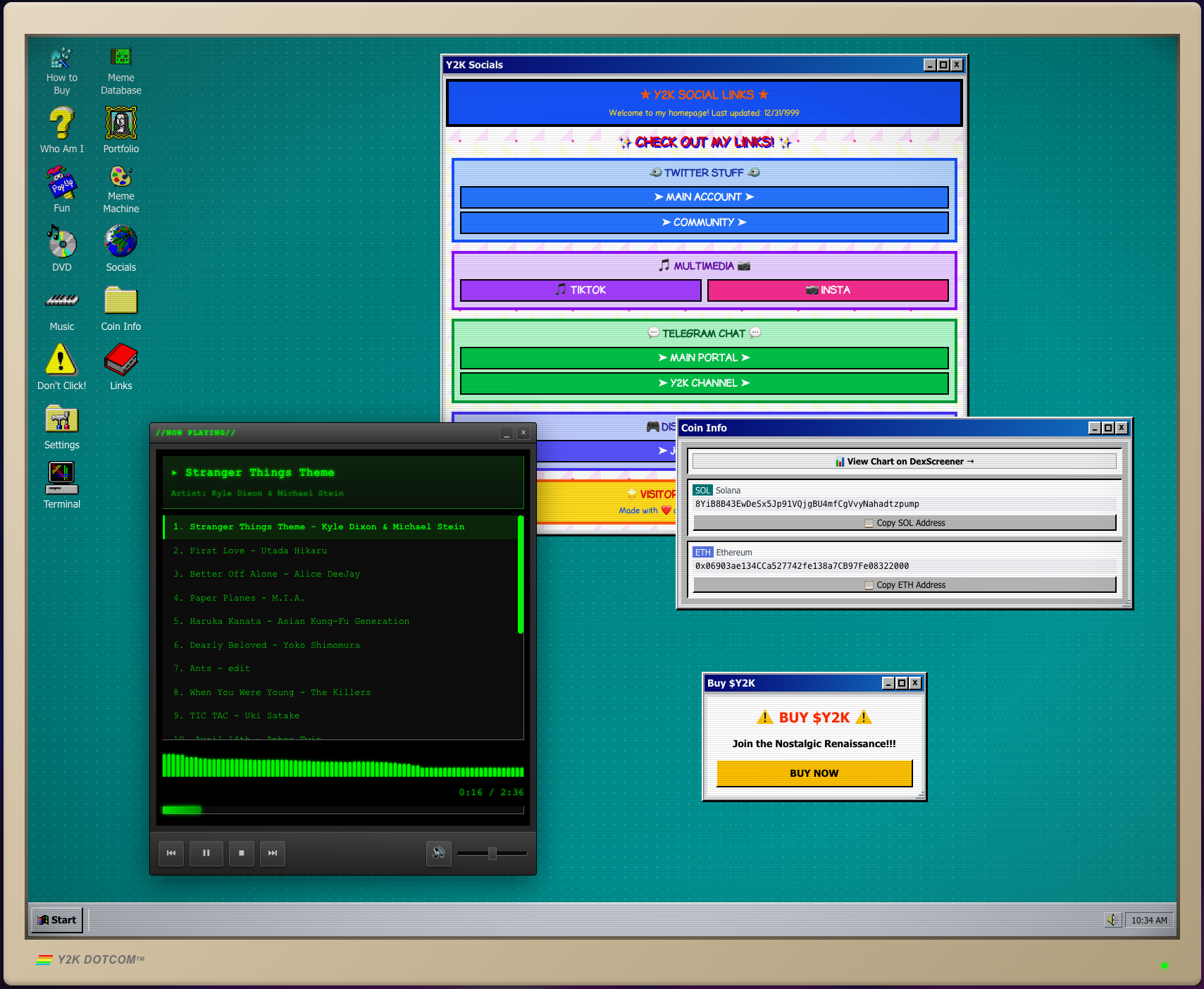Y2K DOTCOM screenshot 1